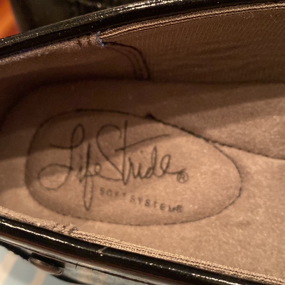 NWT LIFE STRIDE "Penny, Black Starry" style Loafers Size 6.5 - Picture 8 of 11